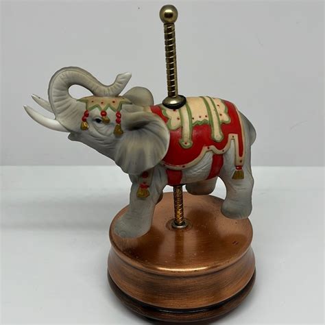 elephant music box vintage